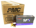 9mm 9x19 Ammo 124gr SFHP PMC SFX (9SFX) 1000 Round case